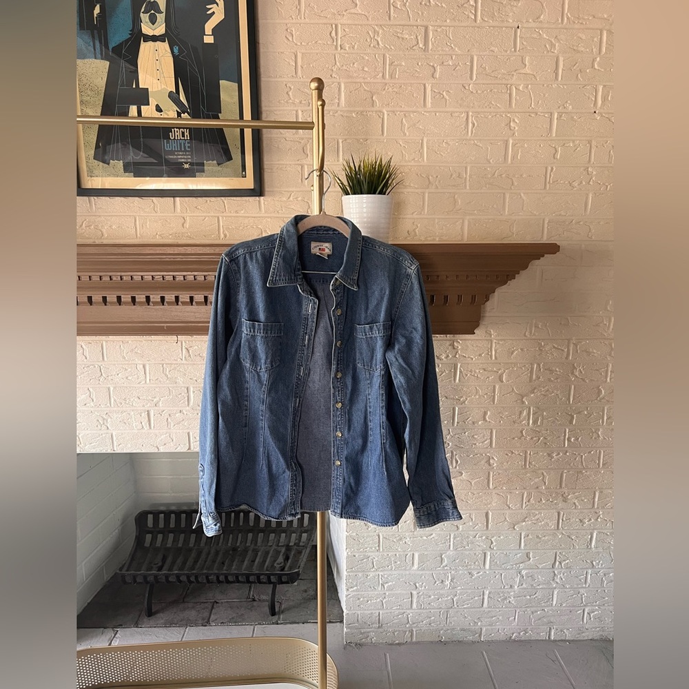 Vintage Denim Button-Down